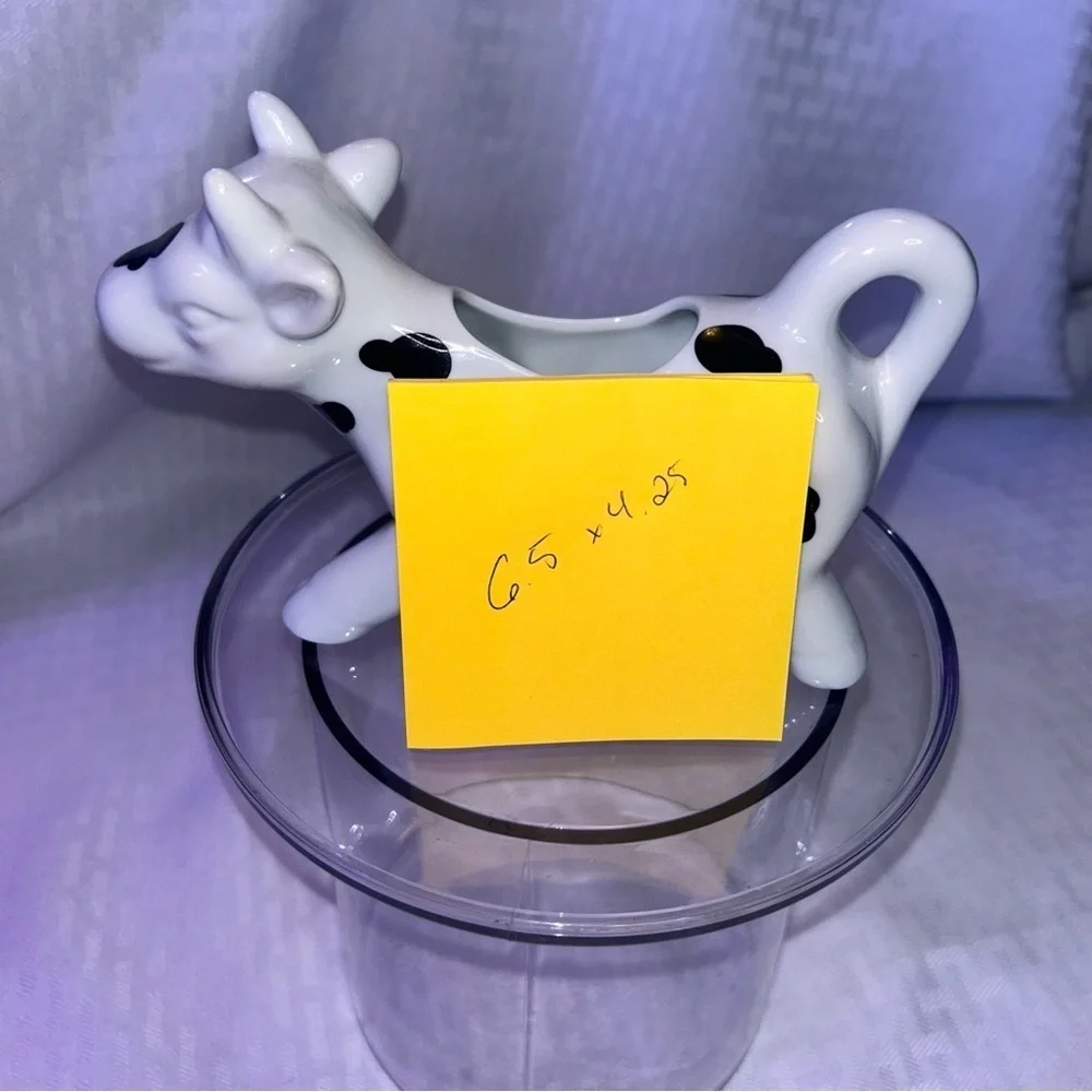 Ceramic Cow Creamer - Black and White Pier 1